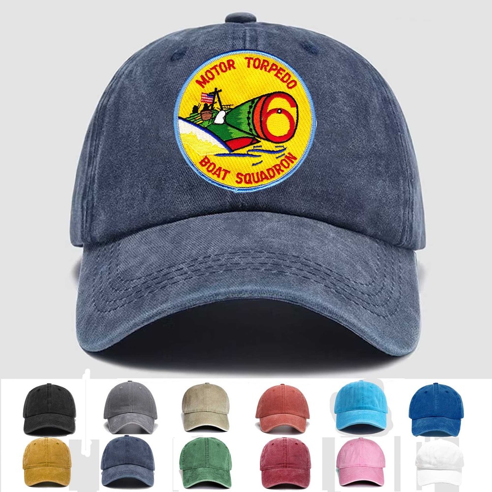 Custom Embroidered Hat Mtbron-6 Motor Torpedo Boat Squadron, Veteran Cap, Gift