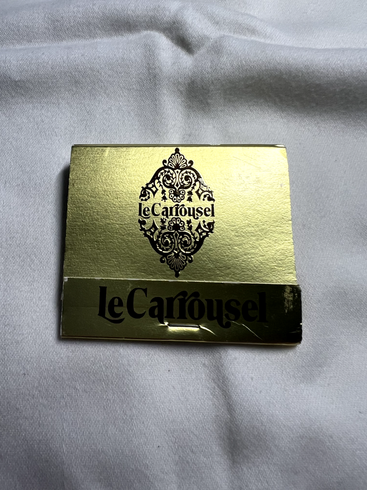 Le Carrousel Restaurant Matchbook, Vintage - New - St. Paul, MN