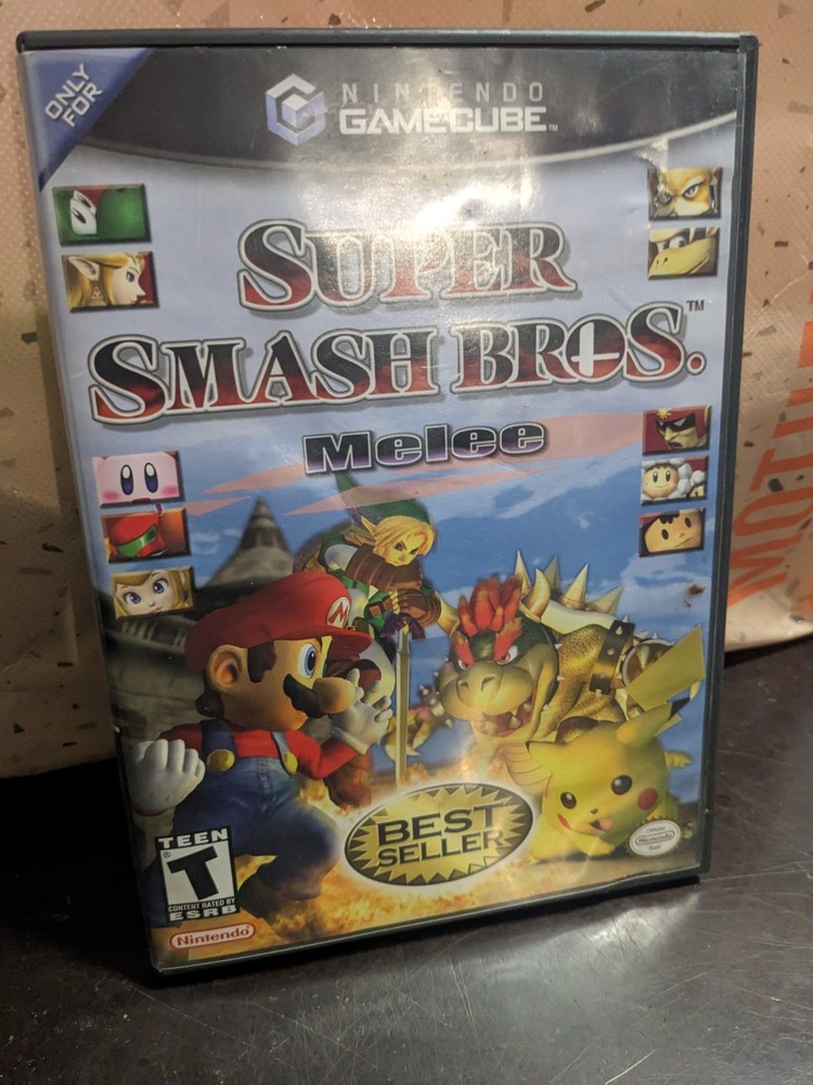 Super Smash Bros Melee (Nintendo GameCube, 2001) No Manual