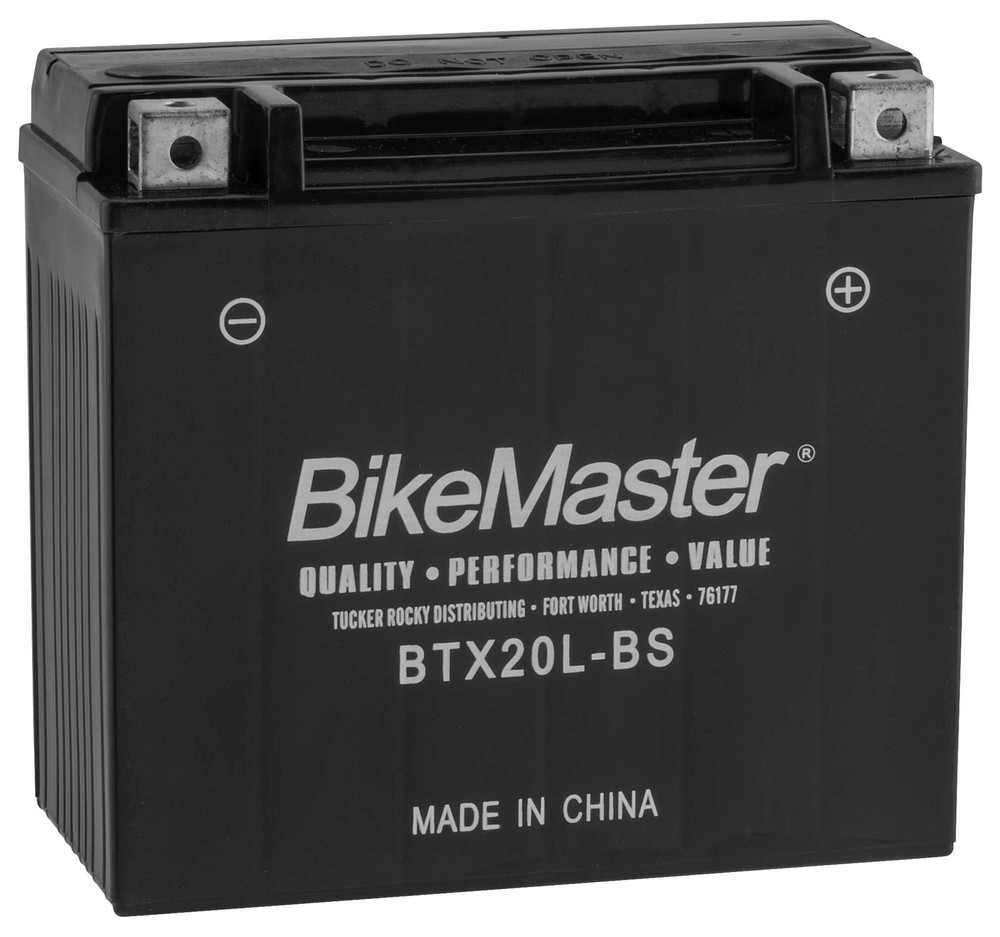 Maintenance Free Battery BikeMaster 781314 Replaces YTX20L-BS