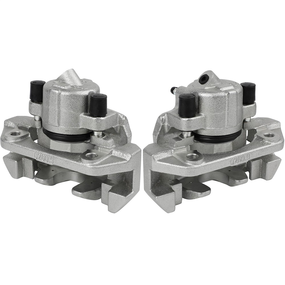 2x Front Brake Calipers For Ford Escape Hybrid Limited XLS XLT With Bracket Kit