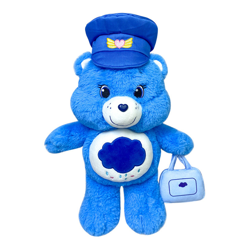 Care Bears 13 Inch Grumpy Bear Plush Aviation Stuffed Animal Toy For Kids Gift