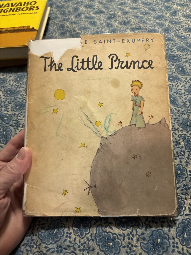 The Little Prince by Antoine De Saint-Exupery 1943 Early Edition HC/DJ