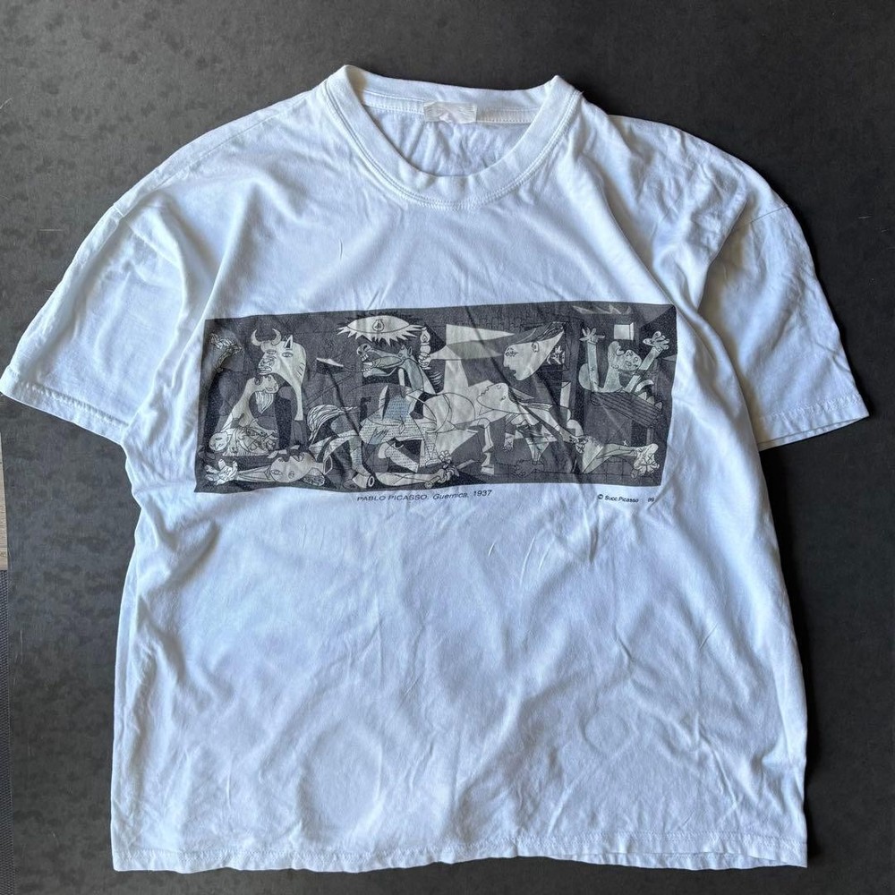 1999 Picasso Guernica Art T-Shirt Copyright Included