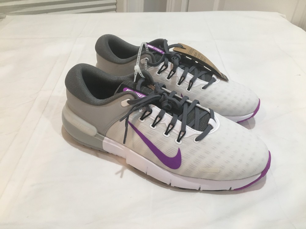 NEW $135.00 Nike Golf Mens Free Golf NN Shoes Summit White / Purple Size 11