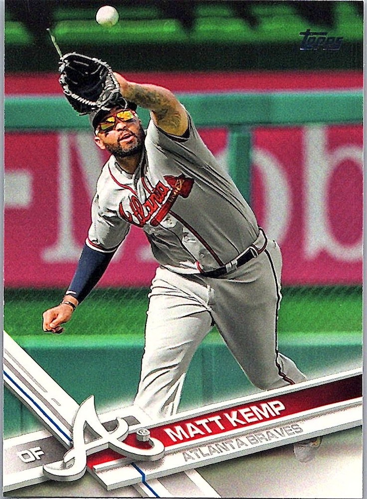 2017 Topps #639 Matt Kemp Atlanta Braves
