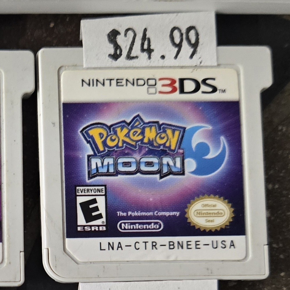 Pokémon Moon (Nintendo 3DS, 2016) Authentic, Cleaned & Tested!