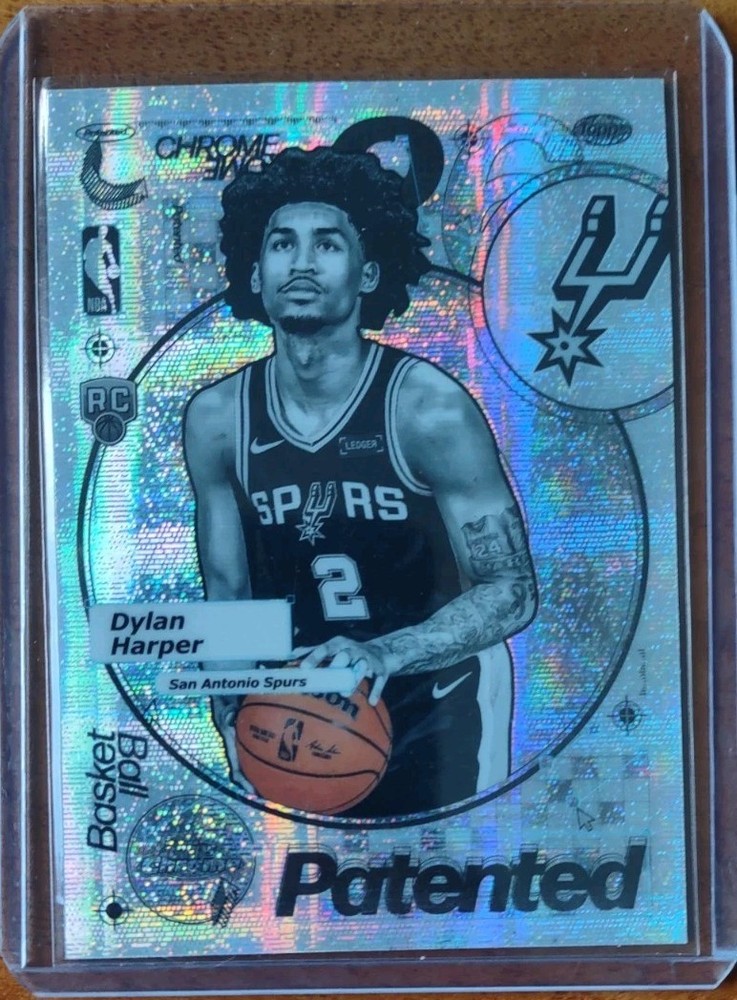 DYLAN HARPER 2025-26 Topps Chrome Basketball PATENTED RC SSP Insert Case Hit