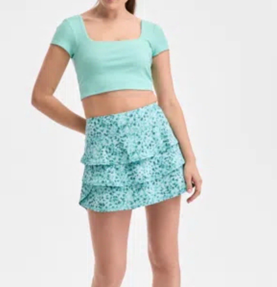 Ideology Women’s Soft Paw Flounce Skort – Size Medium