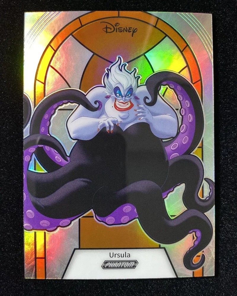 2025 Kakawow Phantom Disney Stained Glass Orange #PD-GLO-11 Ursula 26/50 J55