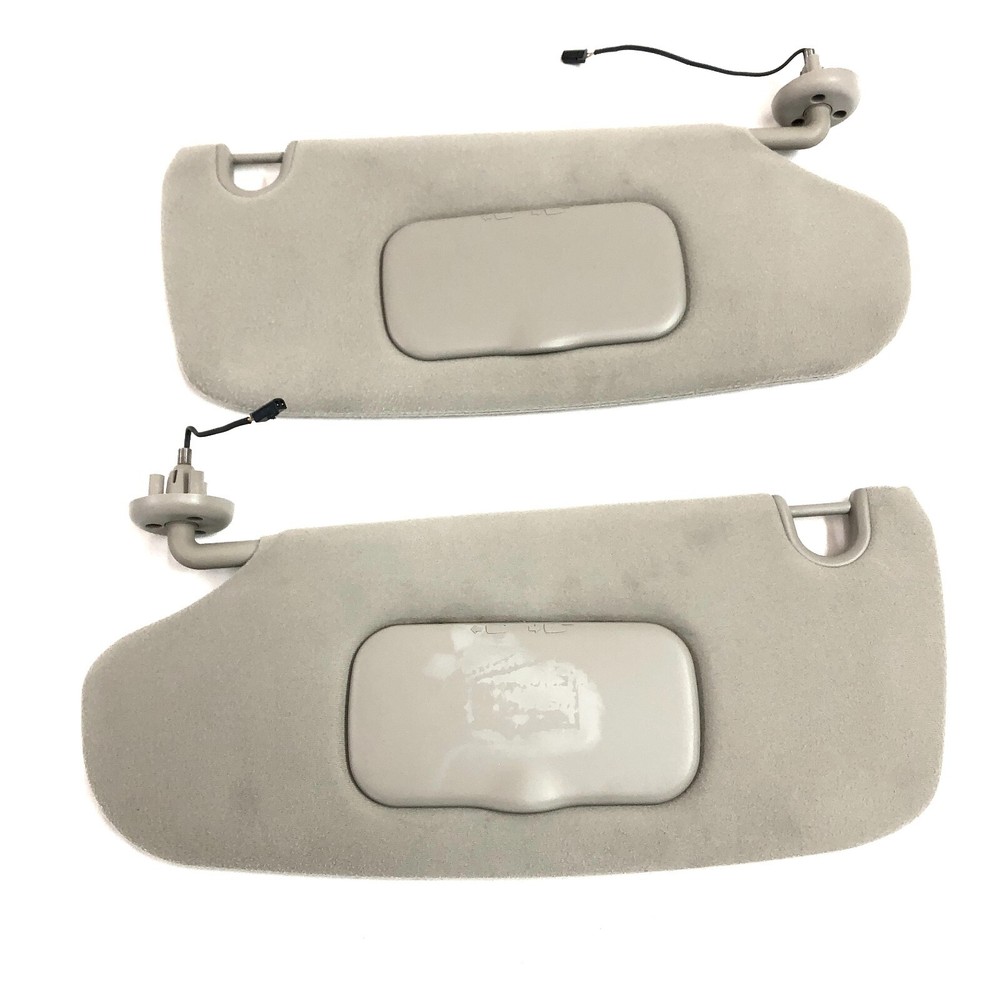 2002-2008 Dodge Ram Sun Visors Pair with Lighted Mirrors OEM Driver & Passenger