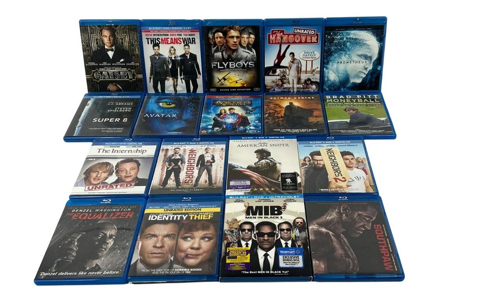 Lot Of 18 Assorted Blu Ray Movies.