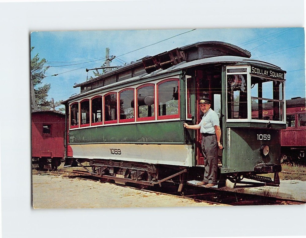 Postcard Seashore Trolley Museum Kennebunkport Maine USA