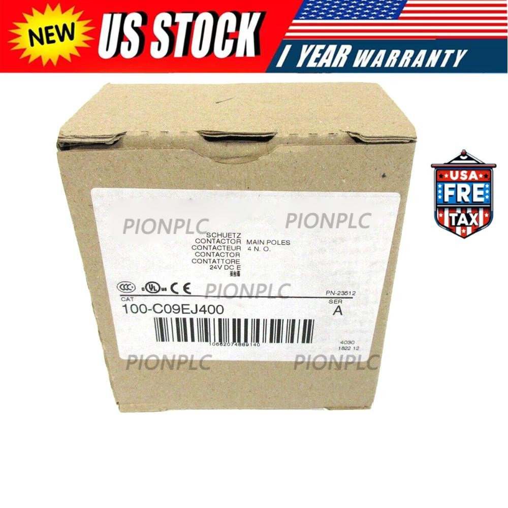 For 100-C30EJ10 In Box 30A 24V 50/60Hz 24VDC 100C30EJ10 Contactor US Free Tax