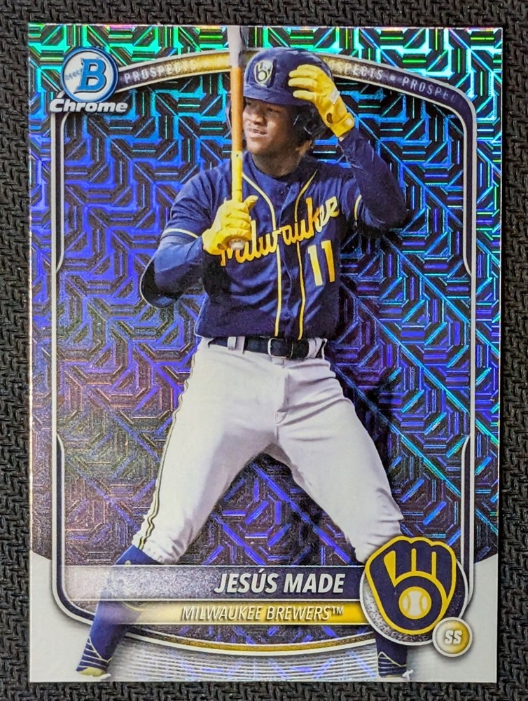 2025 Bowman Draft - Chrome Jesus Made #BDC-196 Refractor (RC)