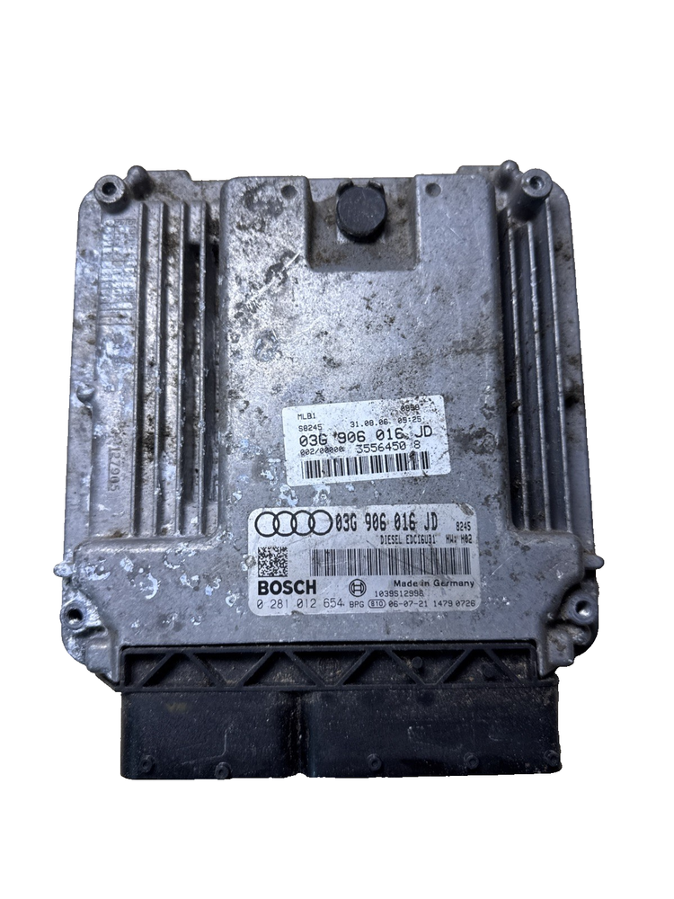 2005 AUDI A4 B7 2.0 TDI DIESEL ENGINE CONTROL UNIT ECU 03G906016JD #670