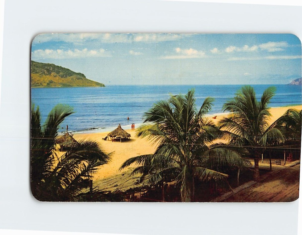 Postcard Playa de las Gaviotas Mazatlan Sinaloa Mexico