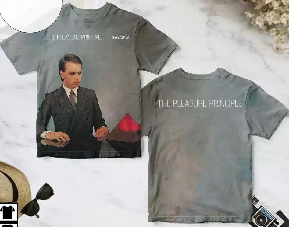 Gary Numan The Pleasure Principle Album Cover AOP 3D T-shirt QA1797