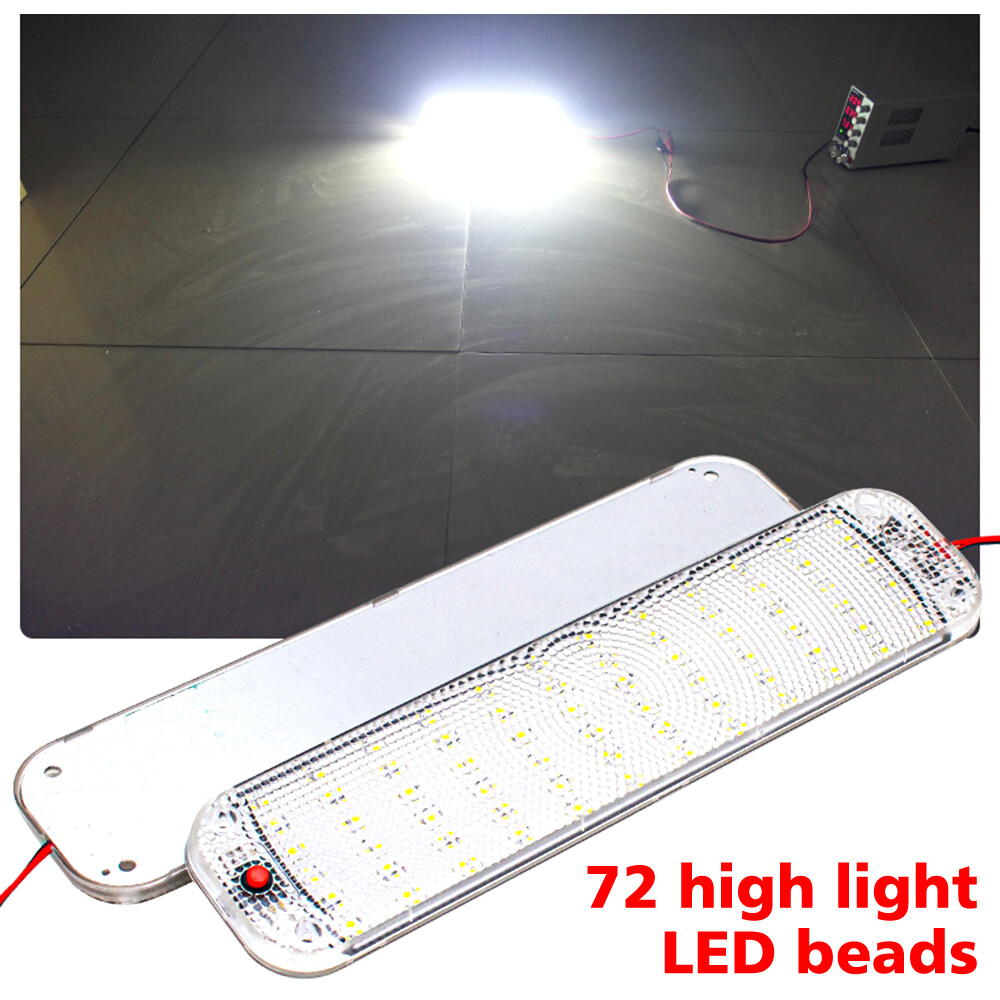 72 LED Car Panel Light Interior Reading Lamp High Brightness Cabin Lights Kits