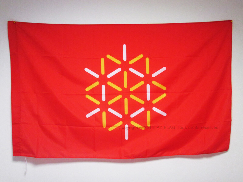 Languedoc-Roussillon Flag 3x5 ft French Region Banner for Pole