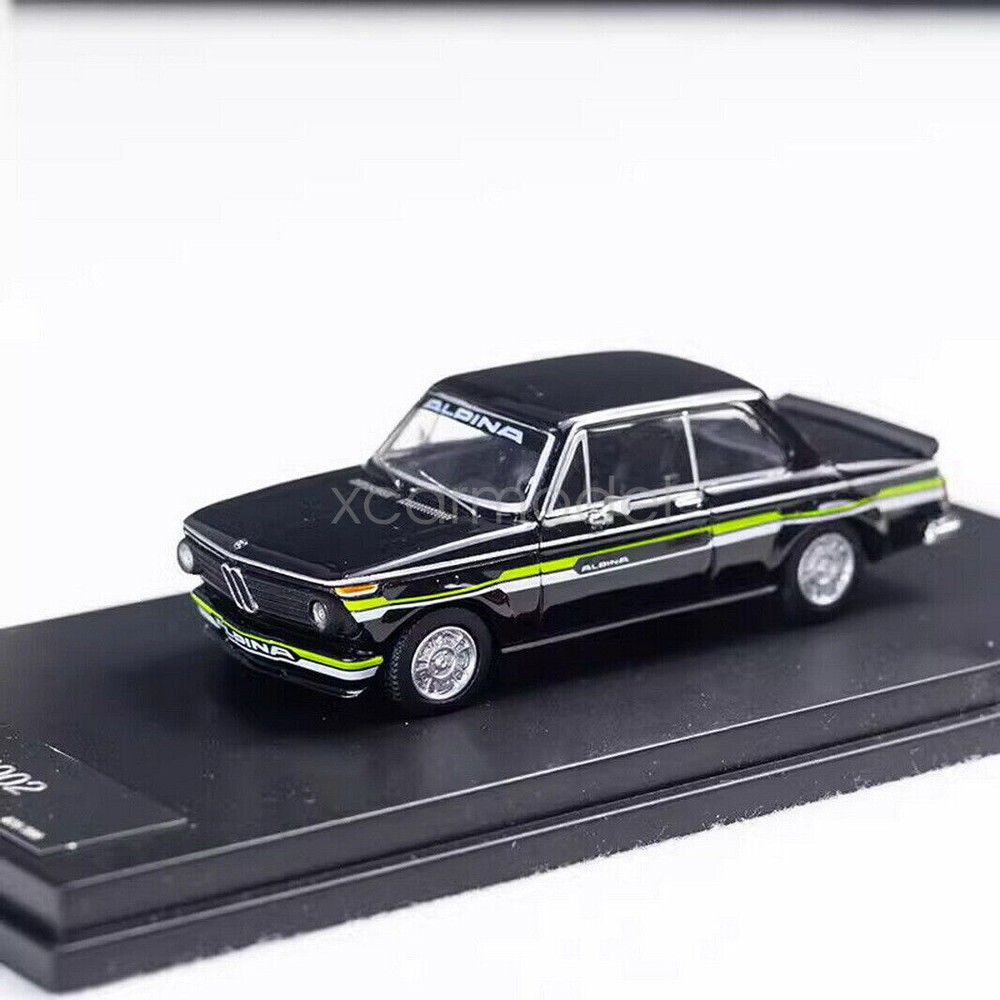 YS 1/64 Escala Para BMW 2002 Turbo Negro Diecast Coche Juguete Colección Regalo Modelo