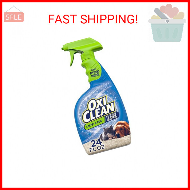 OxiClean Carpet Pet Stain Remover 24 oz for Tough Odors & Stains