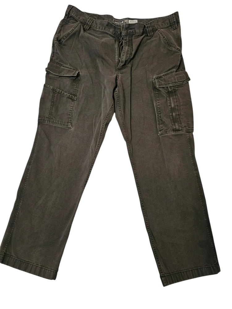 Carhartt Rugged Flex Relaxed Fit Canvas Cargo Work Pant Black 38x30