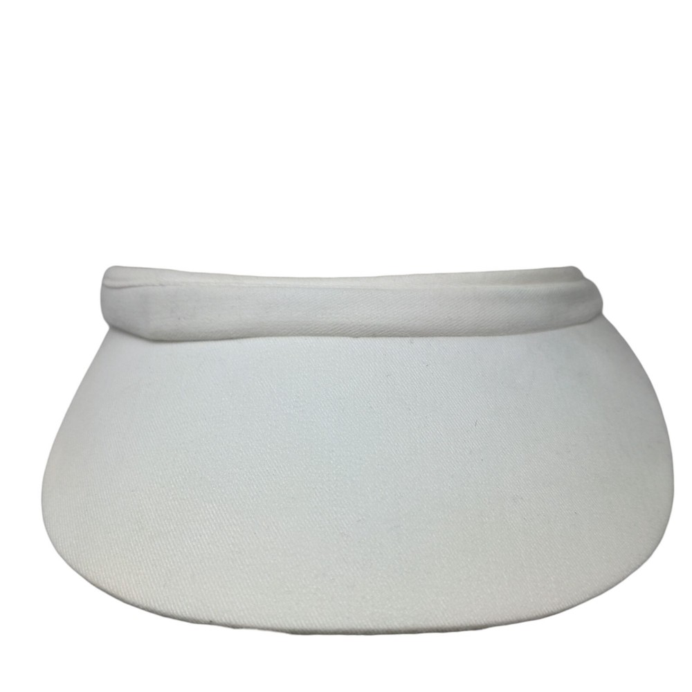 Sonoma Life+Style Adjustable White Clip-On Sun Visor Cap One Size