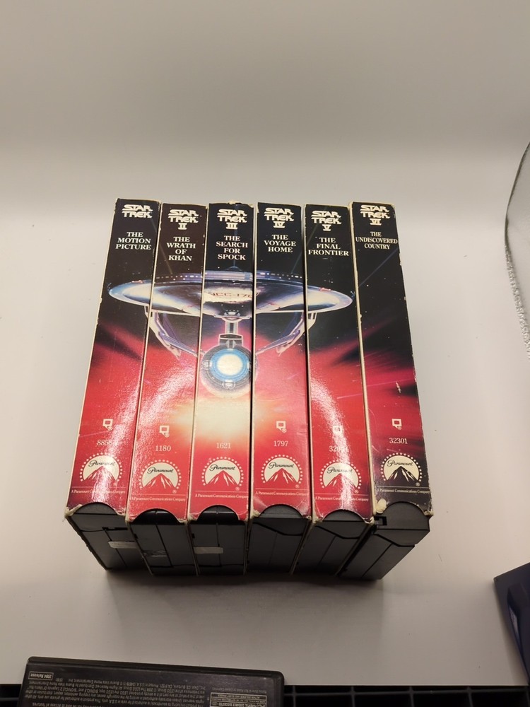 Star Trek - The Movie Collection (VHS, 1993, 6-Tape Set)