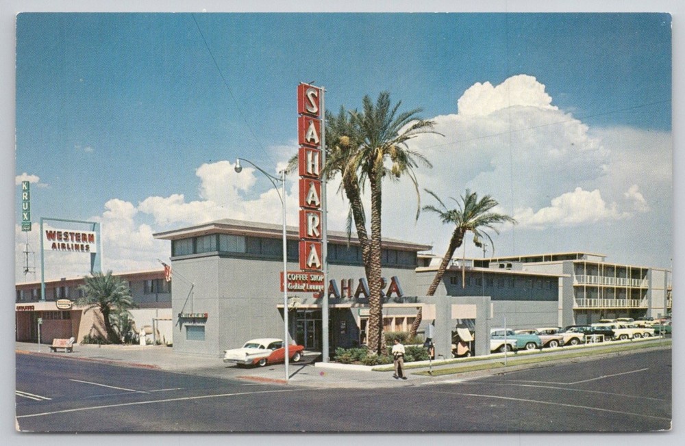 Sahara Hotel Phoenix Arizona Vintage Chrome Postcard - Petley Studios