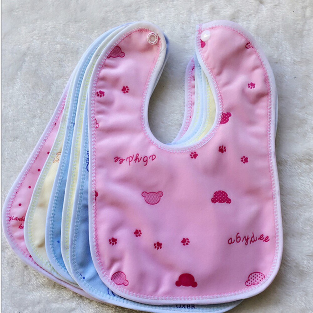 Newborn Toddler Infant Baby/Boy/Girl Bibs Waterproof Saliva Cartoon Towel_NA