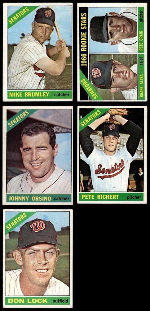 1966 O-Pee-Chee Senators Near Team Set 4 - VG/EX 7209654 (7 / 10 cards)