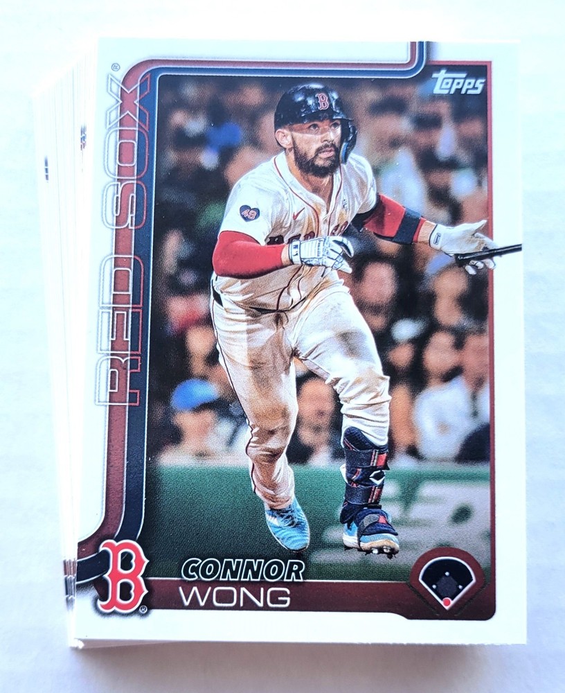 2025 Topps Baseball - Boston Red Sox Team Set (Series 1, 2, & Update) - 33 Cards