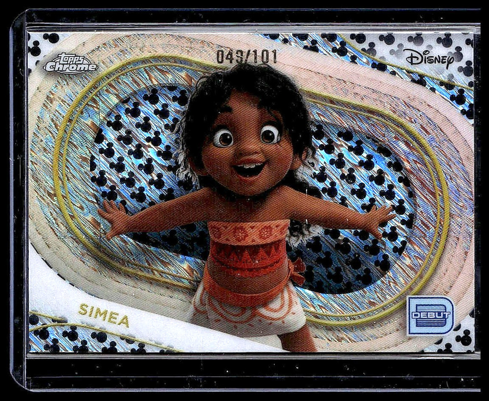 2025 Topps Chrome Disney SIMEA  #126 Mickey Mouse Black & White Shimmer /101