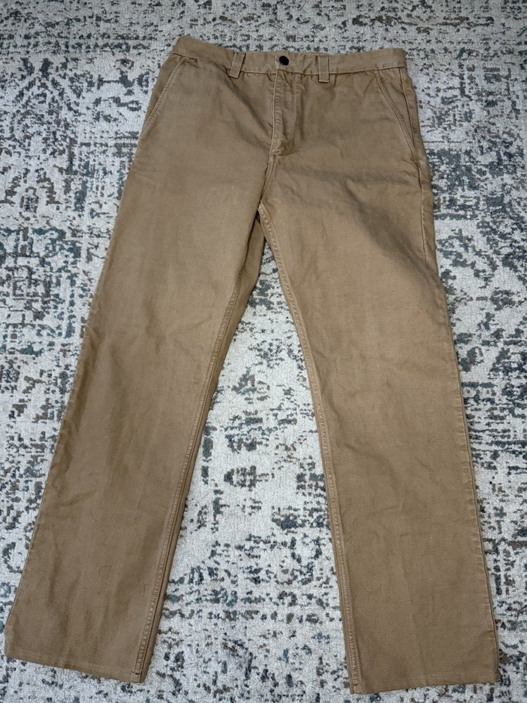Freenote cloth men’s khaki deck pants 35 x 32