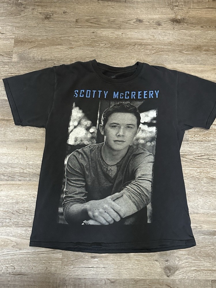 Scotty McCreery Sz M 2012 Tour Black T-Shirt Band  Country Music