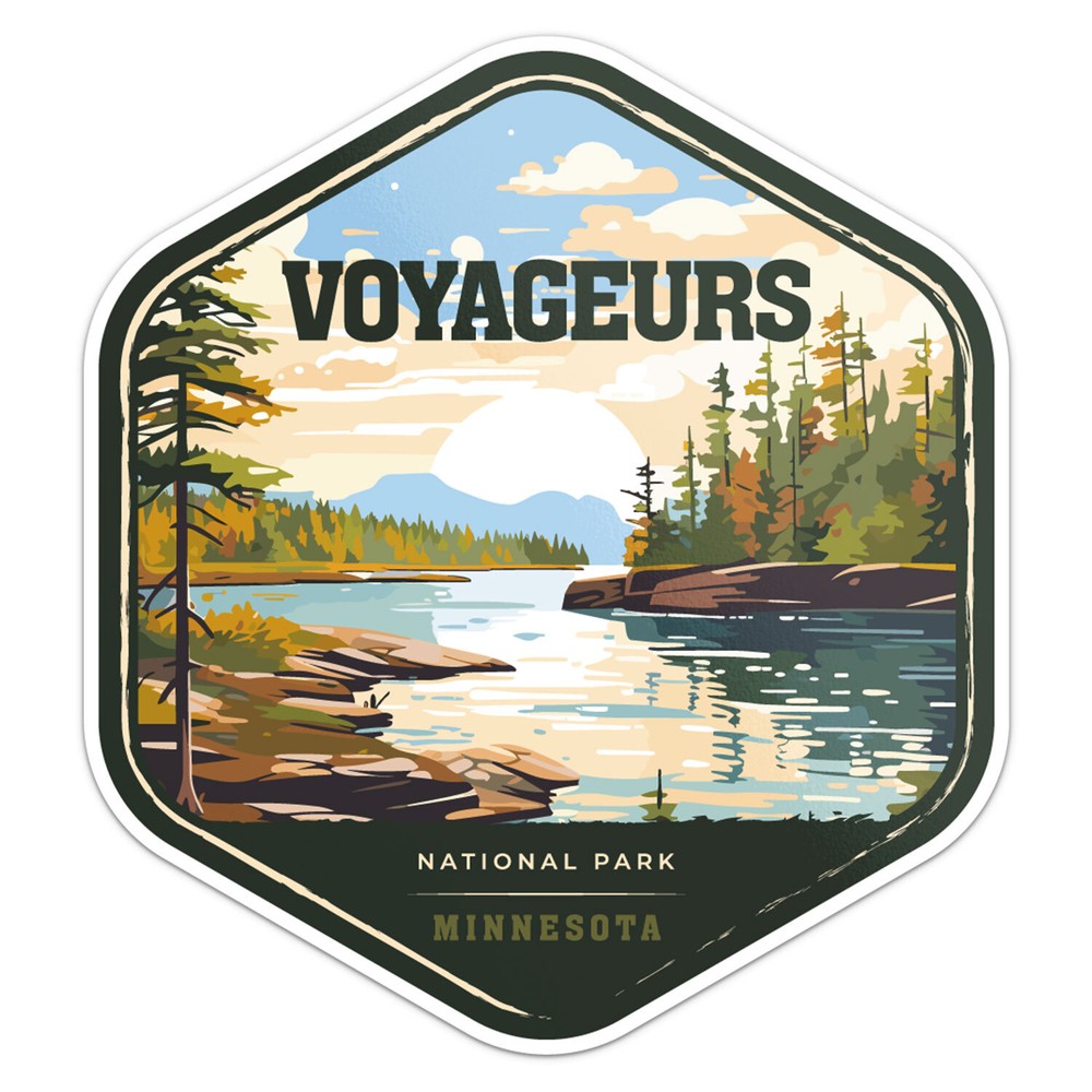 Explore Voyageurs National Park with a durable vinyl car decal