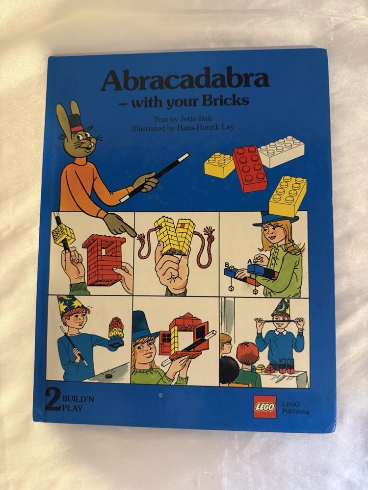 Vintage 1986 LEGO Book Abracadabra With Your Bricks - Jette Bak - Build N Play 2-image