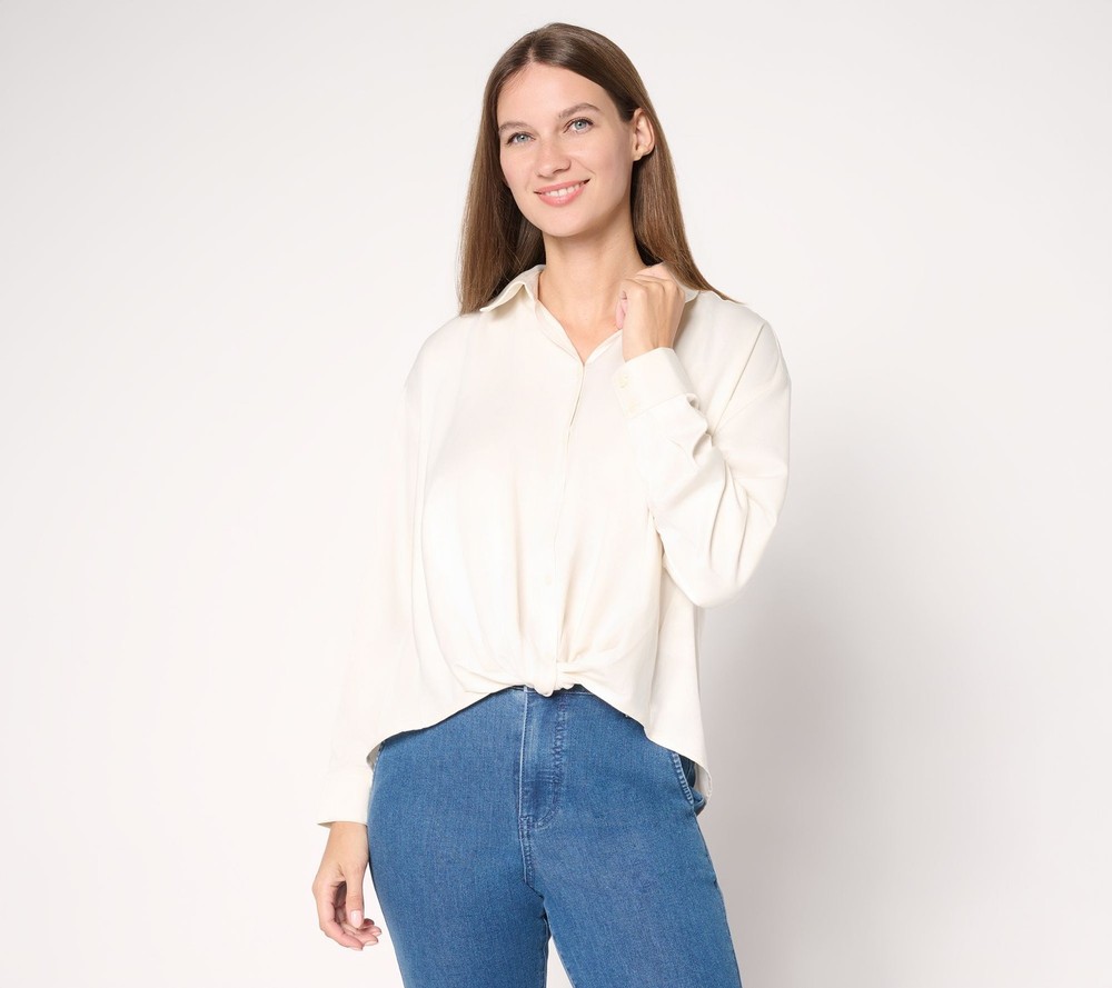 Me by Jennie Garth Women's Top Sz L Make Your Selection: DARK BEIGE A711151
