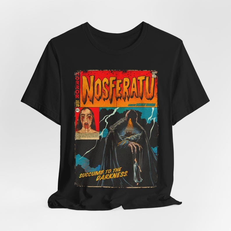 Nosferatu Movie T-shirt: Vintage Horror Movie Unisex Graphic Tee