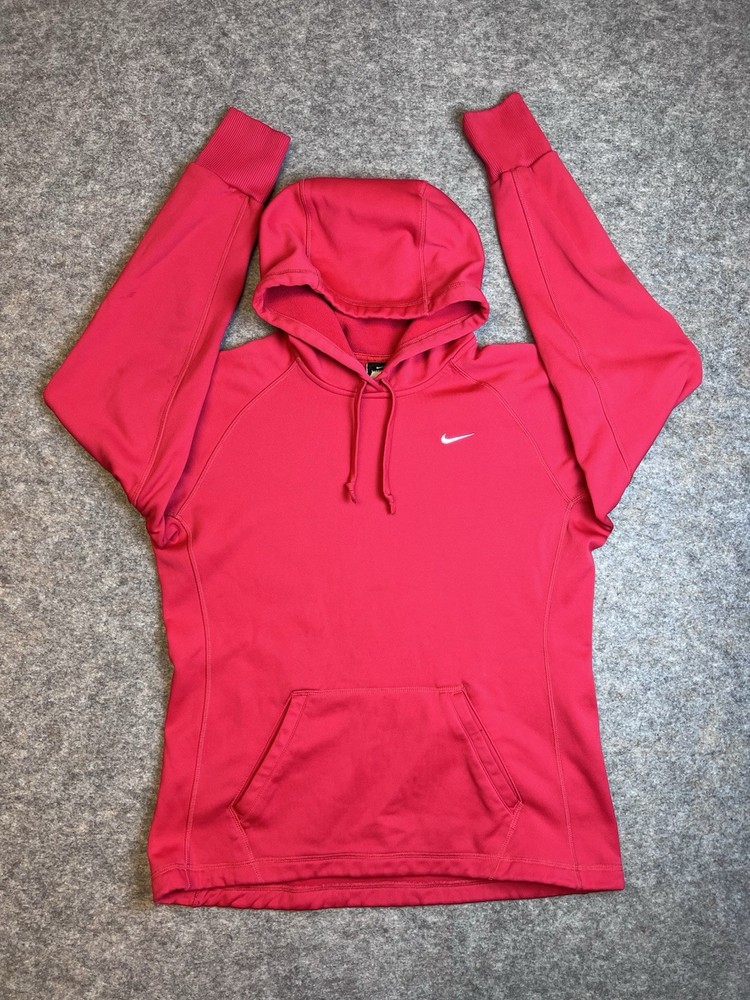 Nike Therma-Fit Pinkish Red Color Pullover Hoodie Women’s Size M