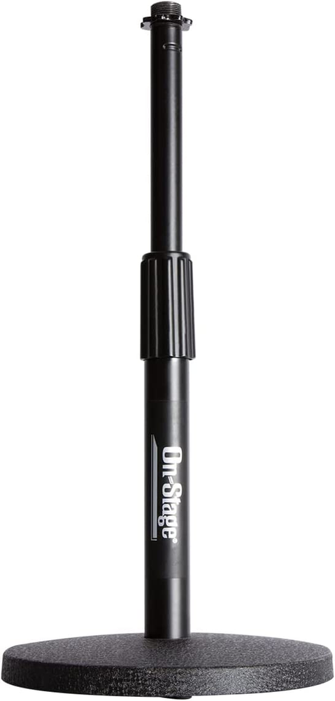 DS7200B Adjustable Desktop Microphone Stand, Black