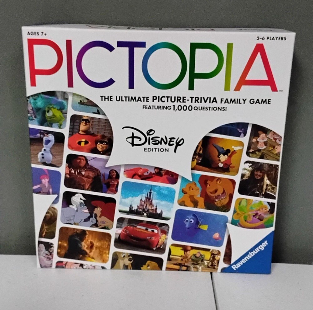 NEW Pictopia Disney Edition The Ultimate Picture Trivia Family Game Ravensburger