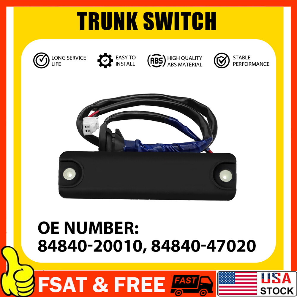 Rear Trunk Tailgate Release Switch Button Fit for Toyota Scion Lexus Blcak New