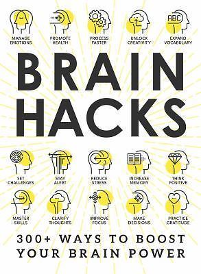 Brain Hacks: 200+ Ways to Boost Your Brain Power by Adams Mediaby Adams Media | PB | VeryGood
