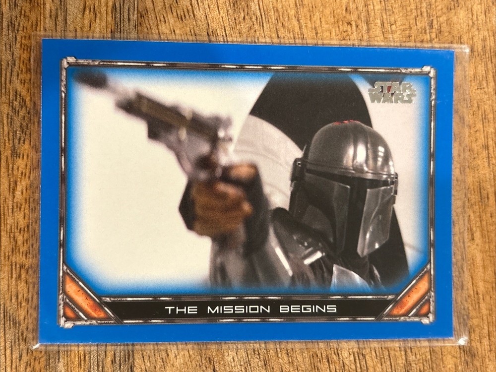 2020 Topps Star Wars - Blue Parallel - The Mandalorian Season 1 - #70