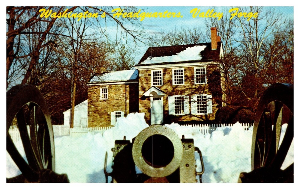 Valley Forge Pennsylvania Washington's Headquarters Posted 1958 Chrome Postcard