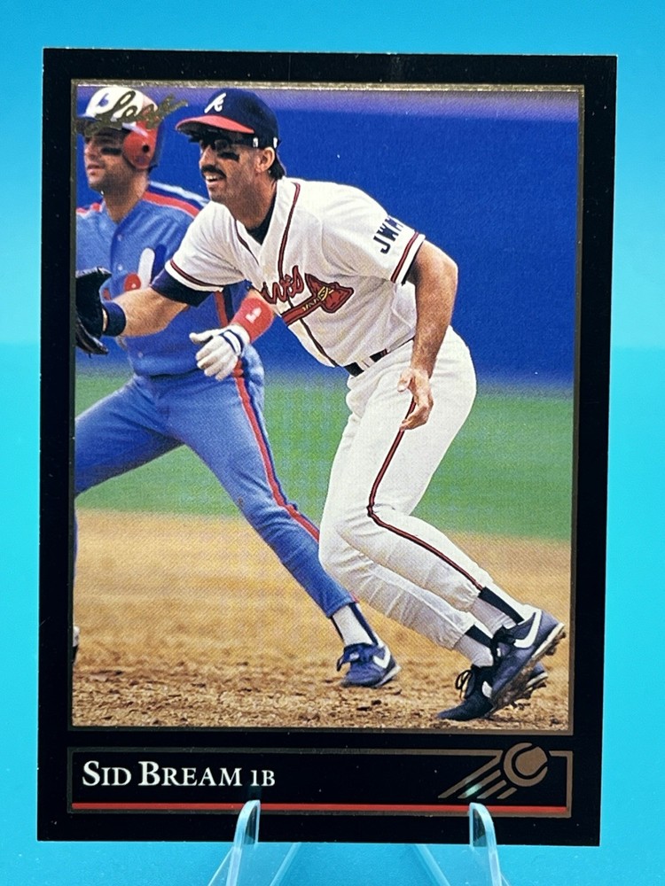 1992 Leaf Baseball Sid Bream Black Gold Card #242 Atlanta Braves