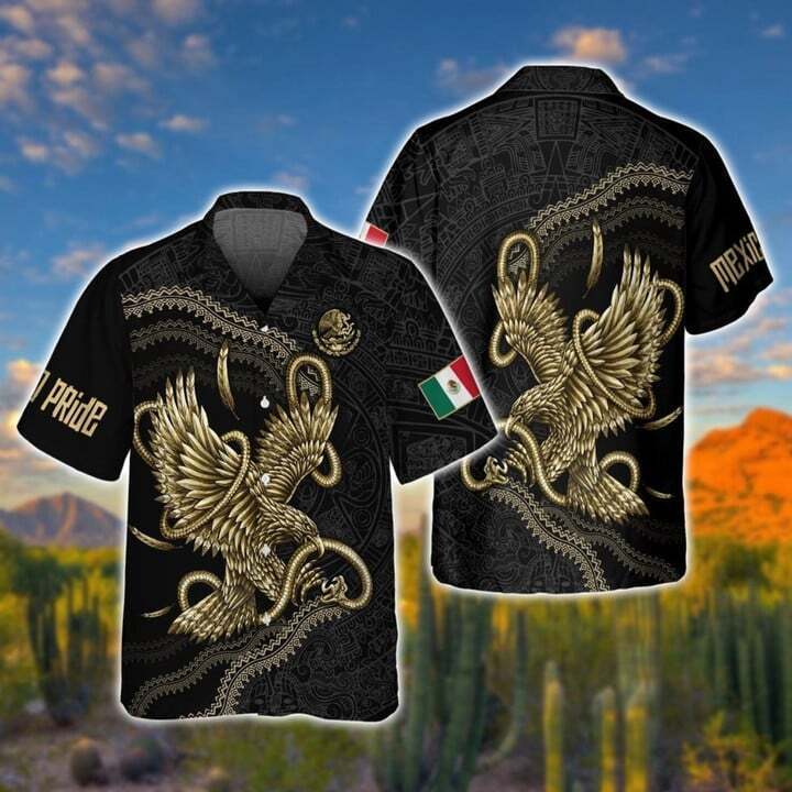 Mexico Hawaiian Shirt 3d All Over Printed Mexican Aloha Hawaiian Beach Shirts