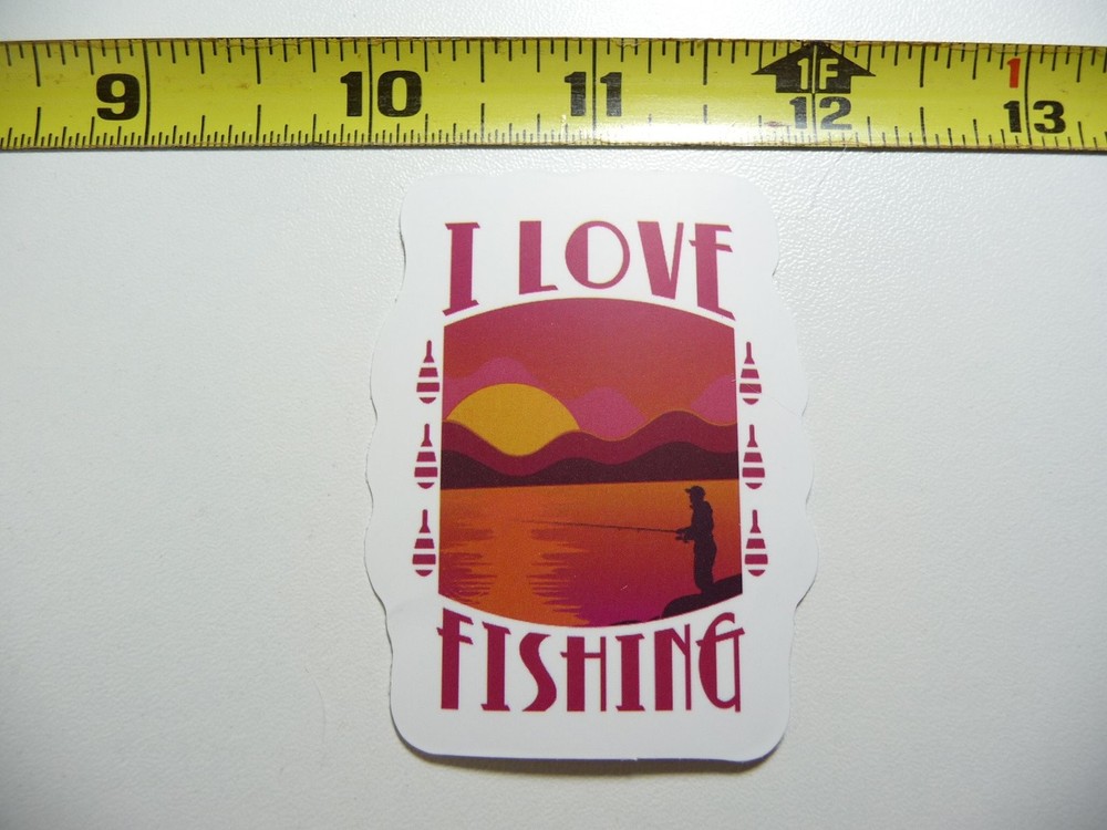 Fishing Lover Decal Sticker for Sport Lake River Ocean Enthusiasts
